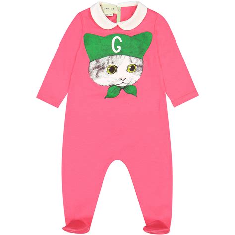 gucci baby cat onesie|Gucci baby grow boy.